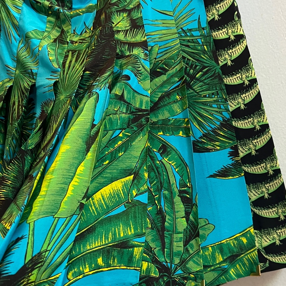 Tropical  Versace Paradise A-Line Skirt - Picture 3 of 9